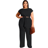 Women‘s Solid Color Two Piece Set - Shah S. Sahota